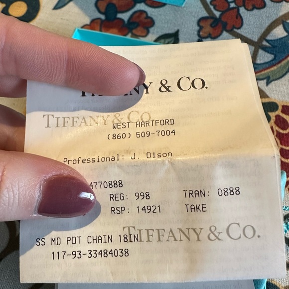 Tiffany & Co. Sterling Silver Return to Tiffany Heart Tag Pendant Necklace - Picture 6 of 9